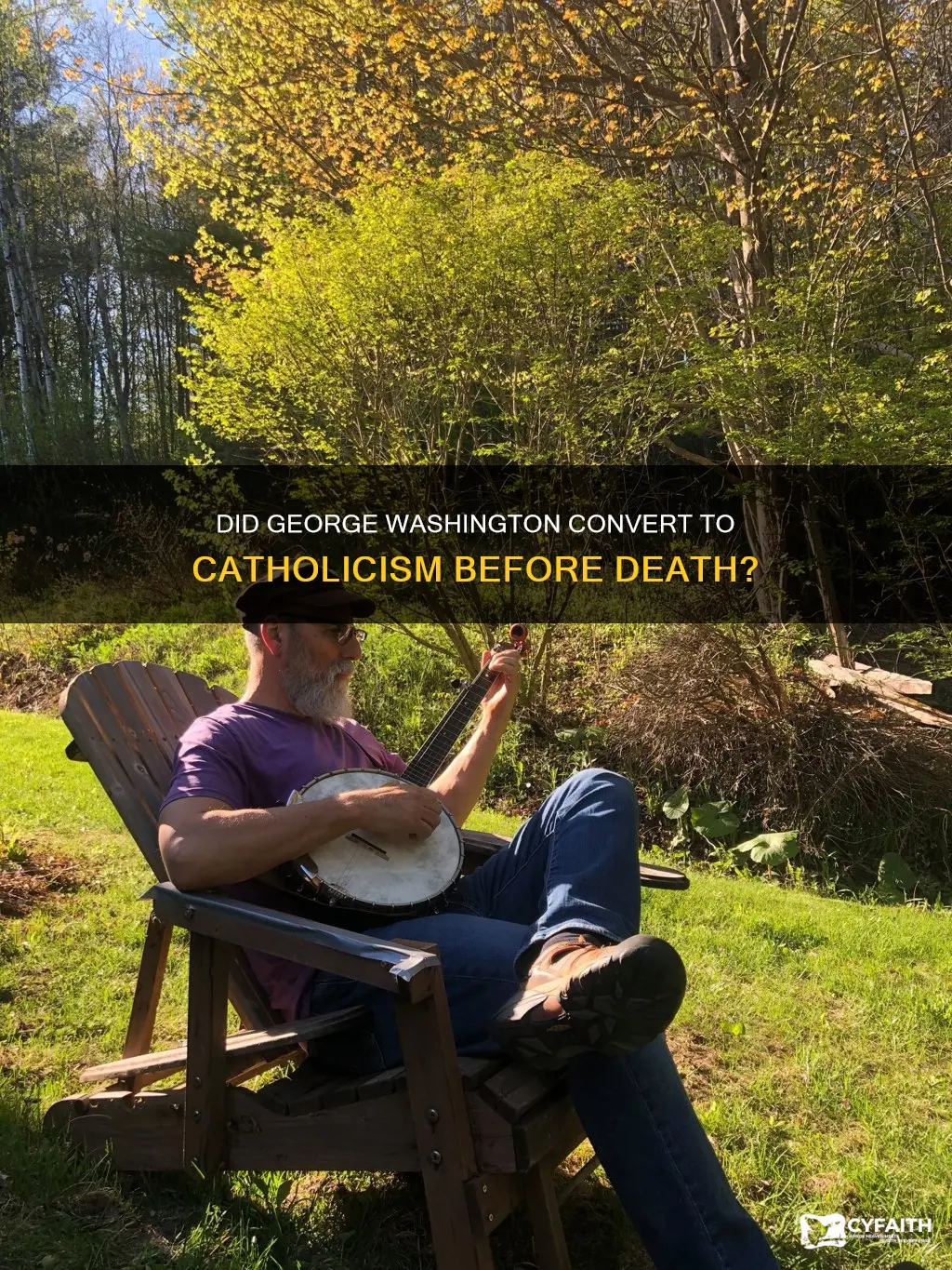 was george washington baptized catholic on his deathbed