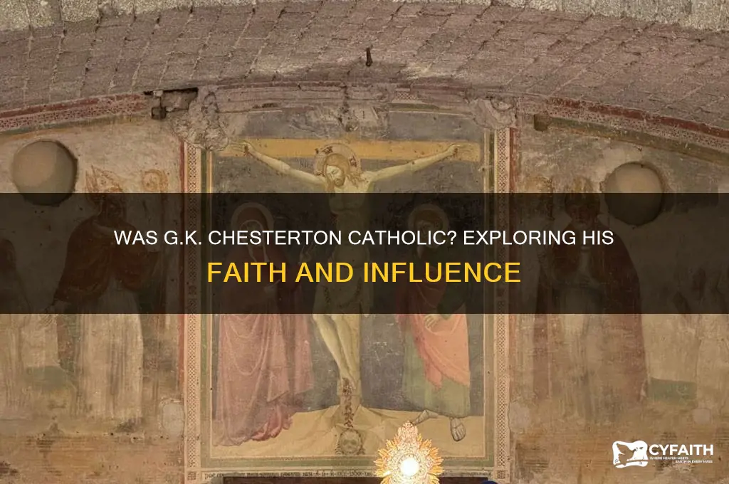 was gk chesteron catholic