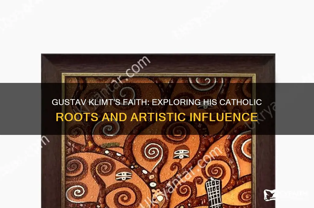 was gustav klimt catholic