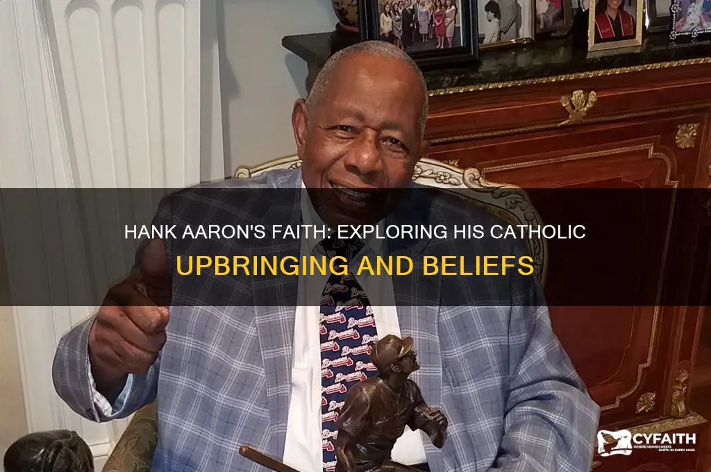 was hank aaron catholic