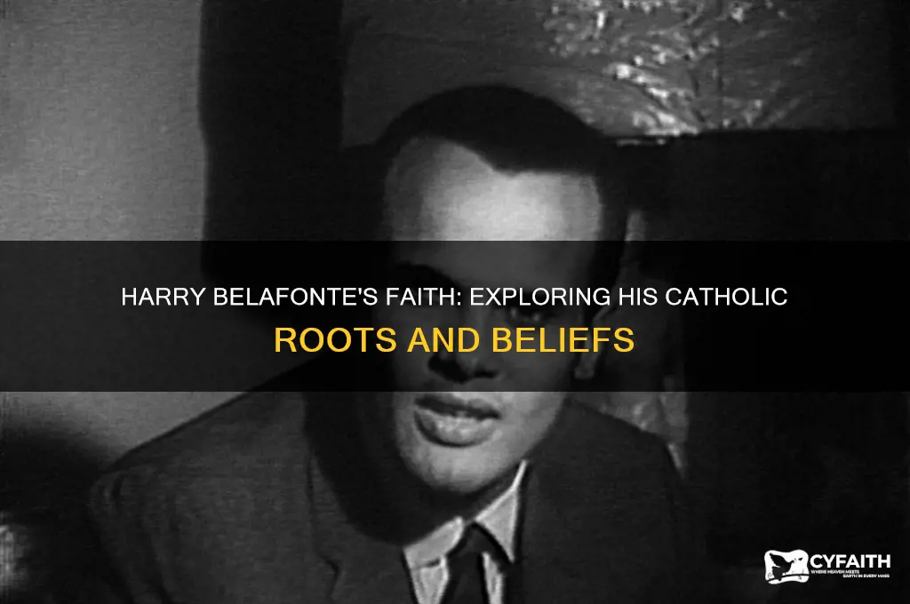 was harry belafonte catholic