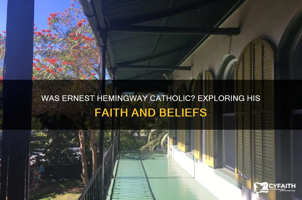 was hemingway catholic