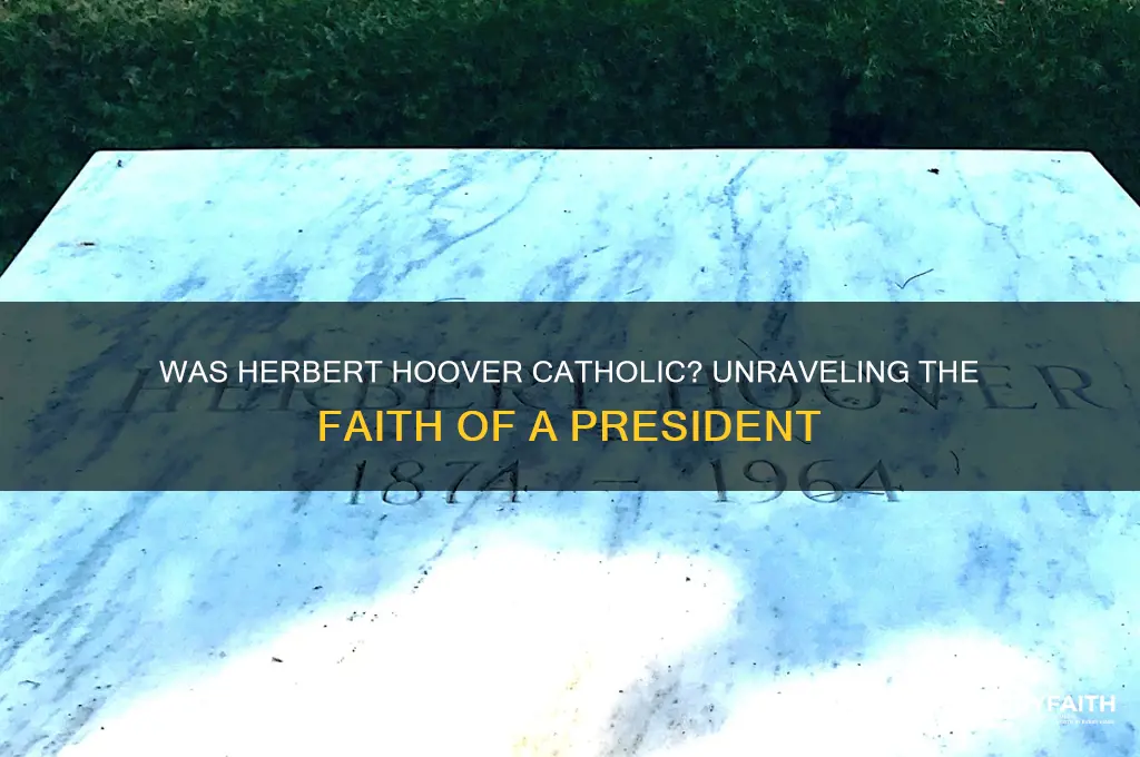 was herbert hoover catholic