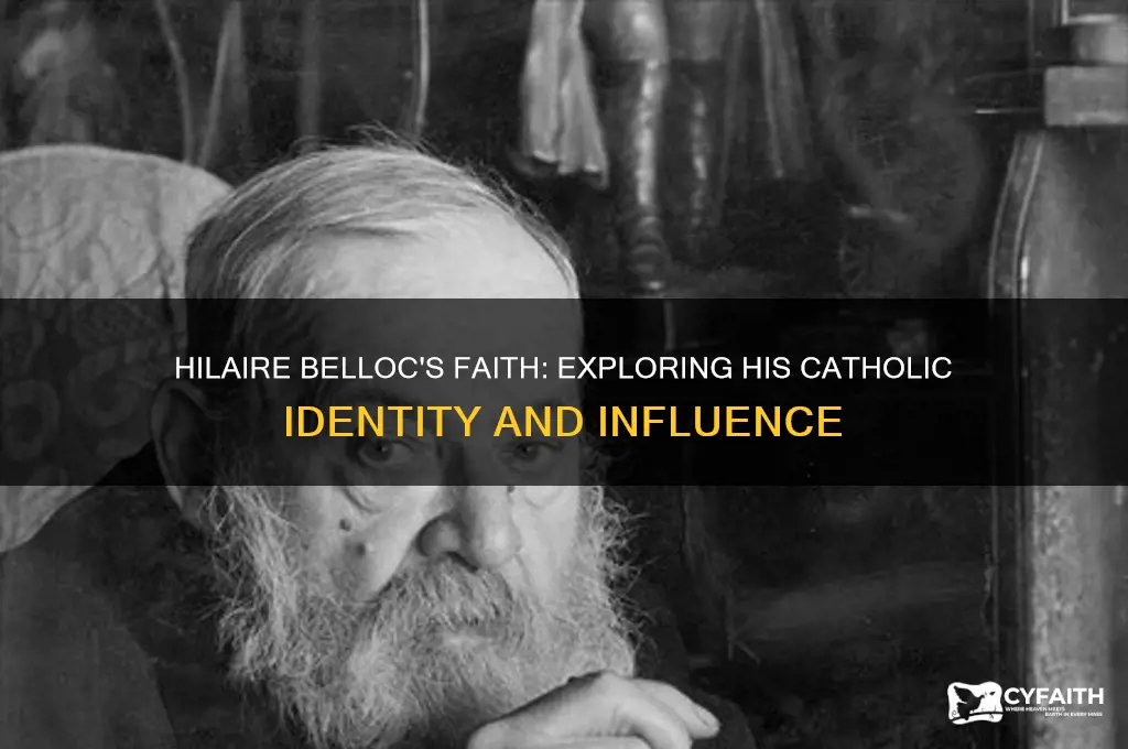 was hilaire belloc catholic