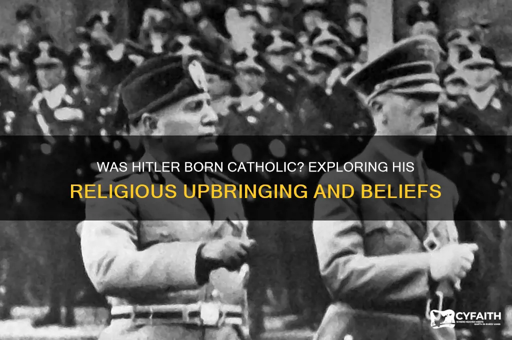 was hitler born catholic