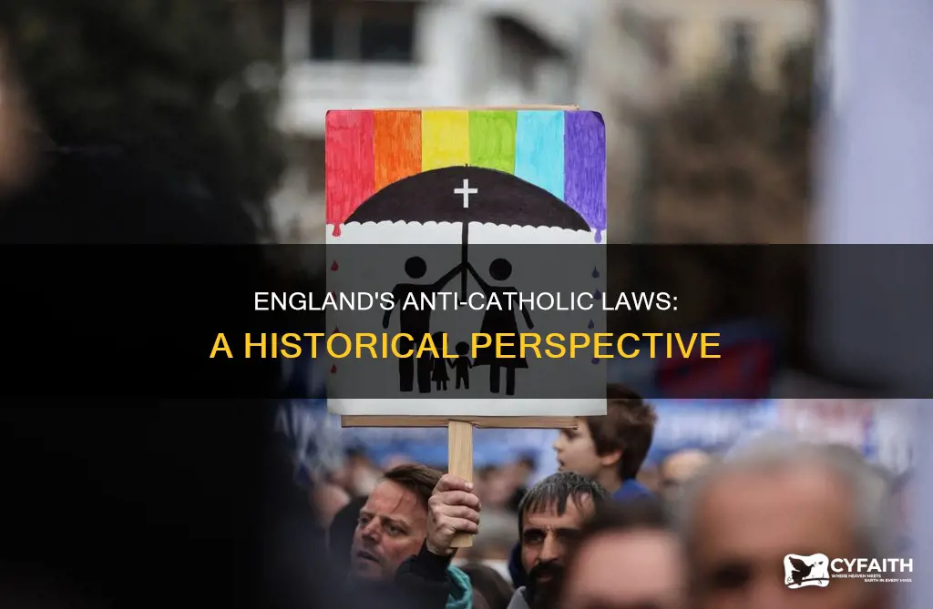 was it illegal to be catholic in england