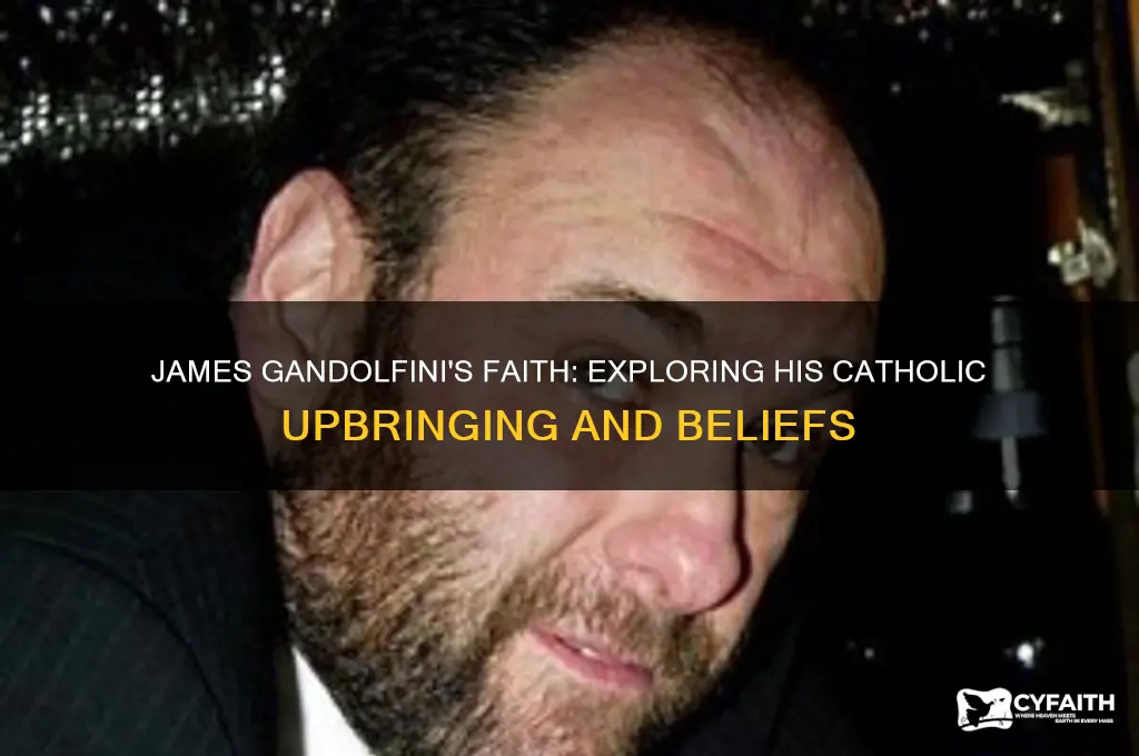 was james gandolfini a catholic