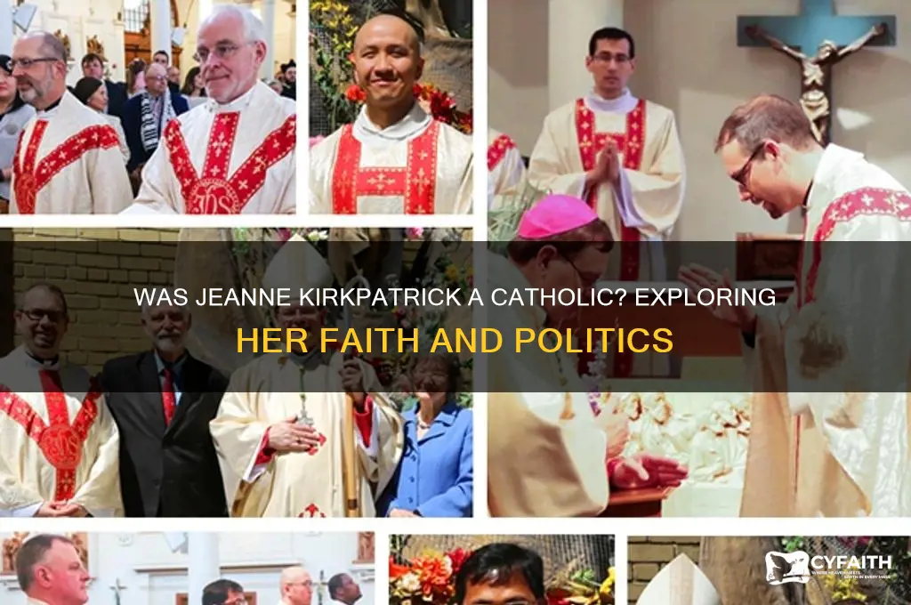 was jeanne kirkpatrick a catholic