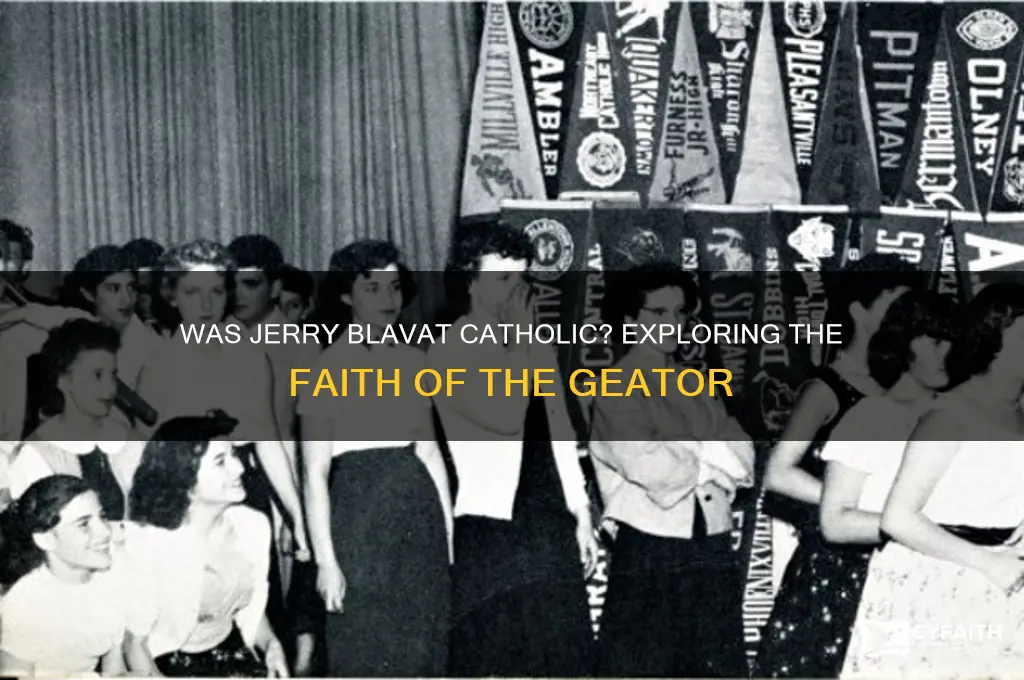 was jerry blavat catholic