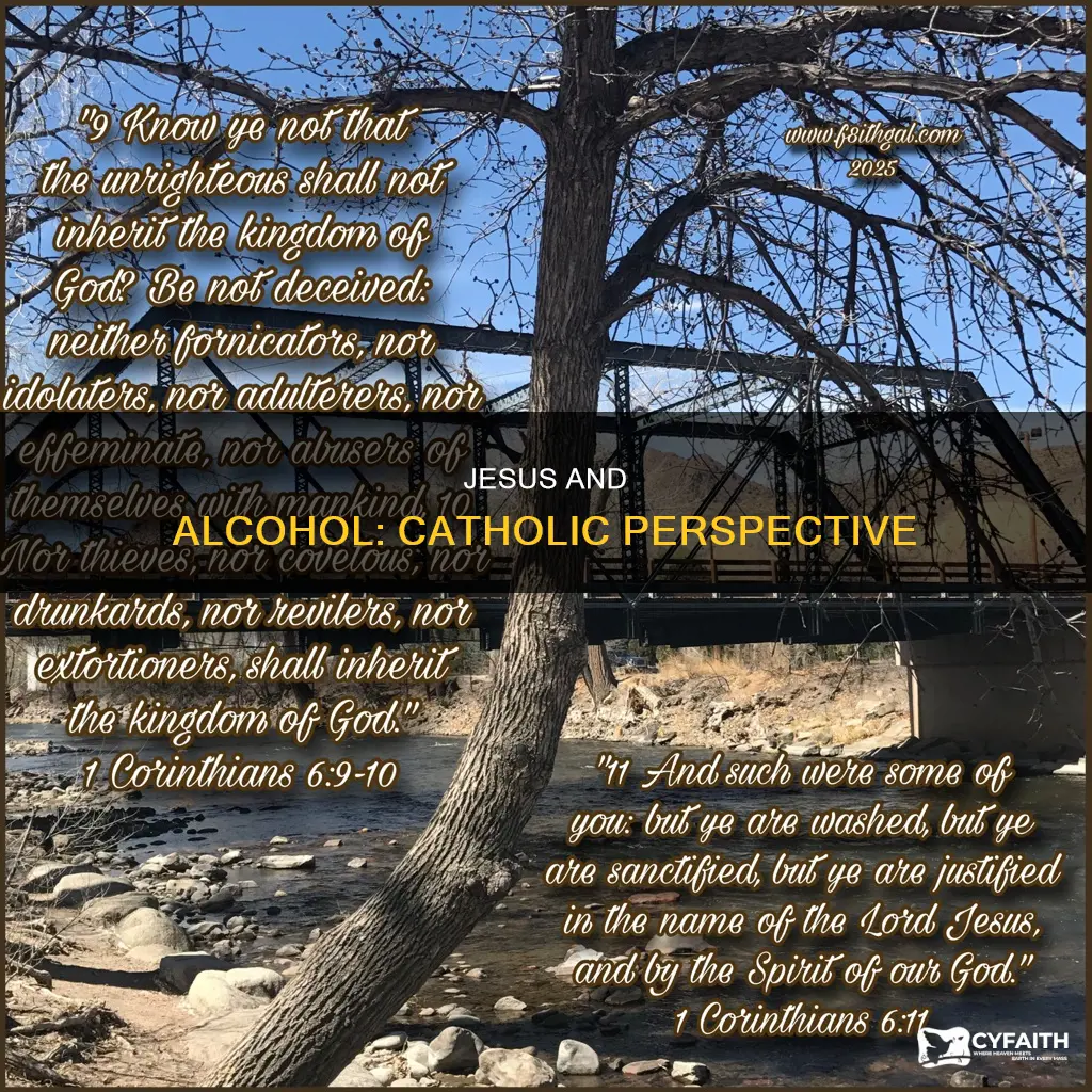 was jesus a drunkard catholic answers