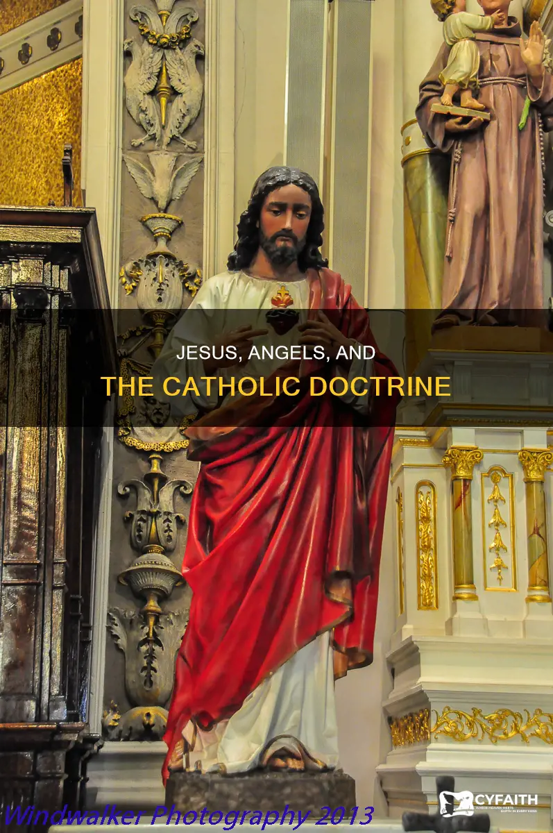 was jesus begot before the angels catholic