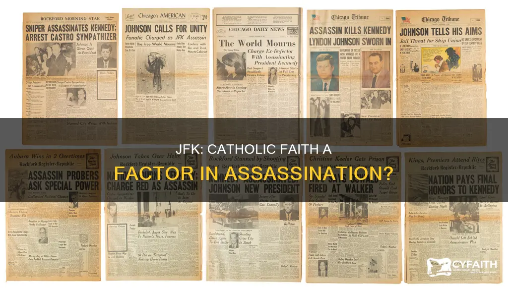 was jfk assassinated because he was catholic