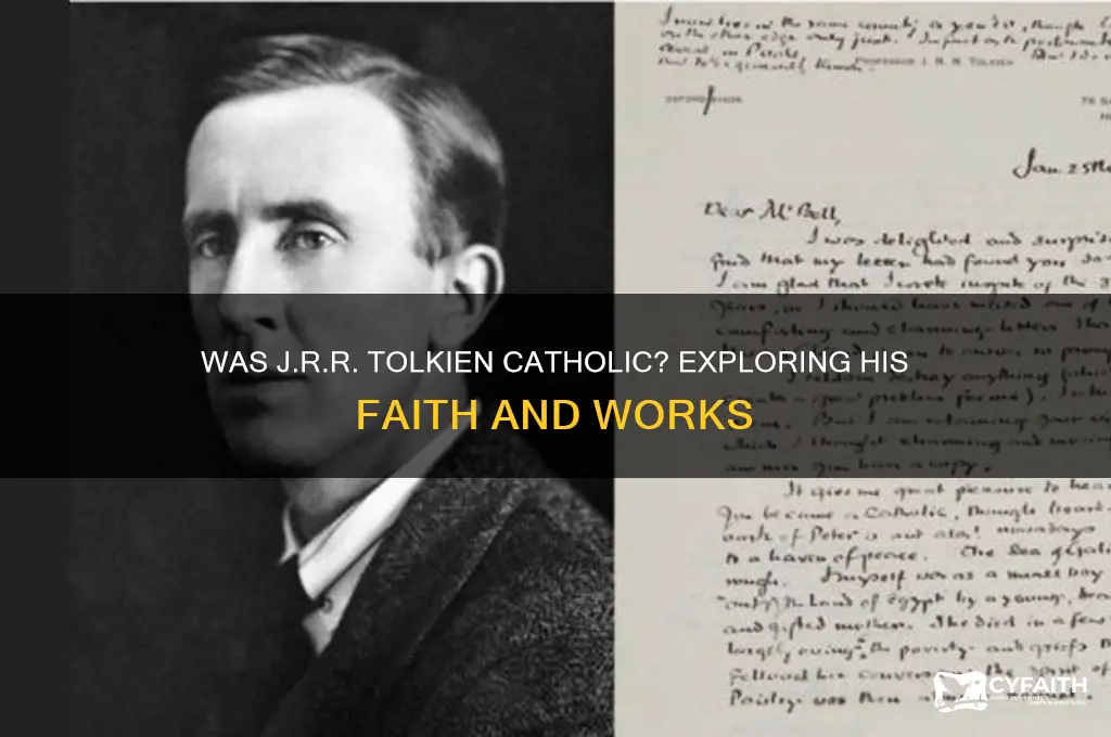 was jrr tolkein catholic