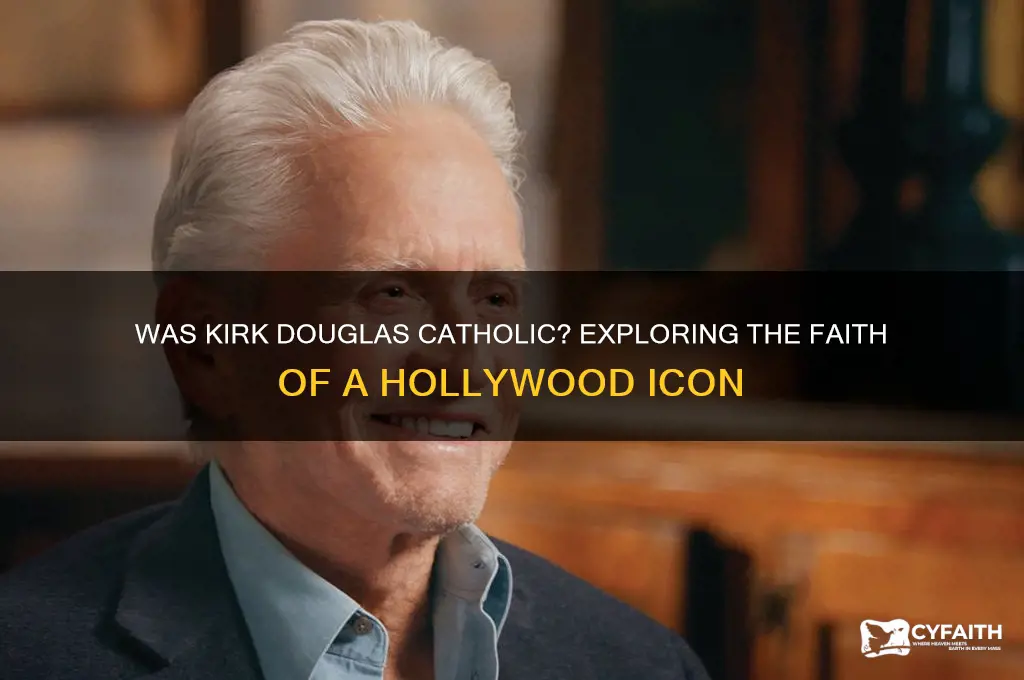 was kirk douglas catholic