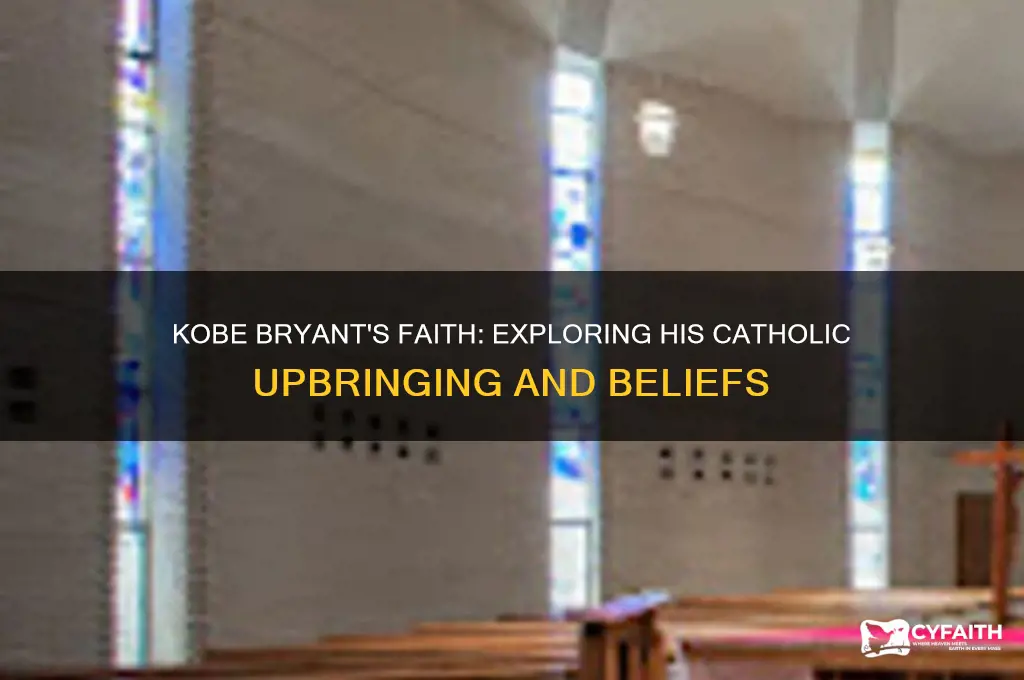 was kobe a catholic