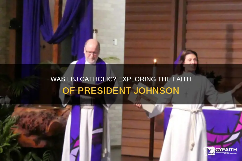 was lbj catholic