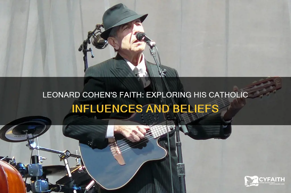 was leonard cohen catholic