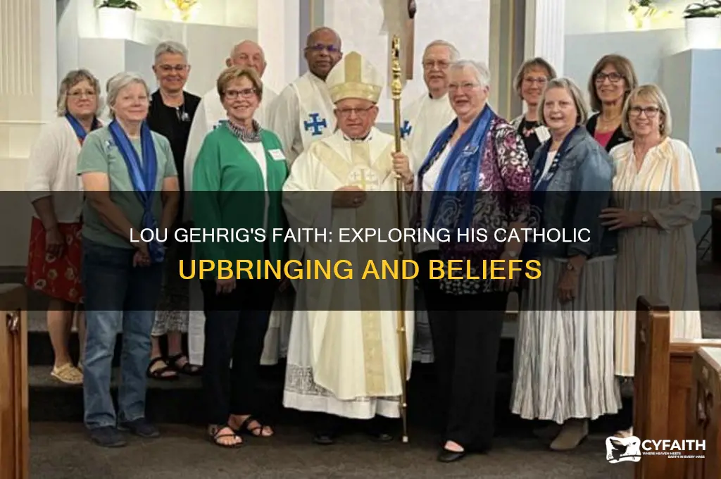 was lou gehrig catholic