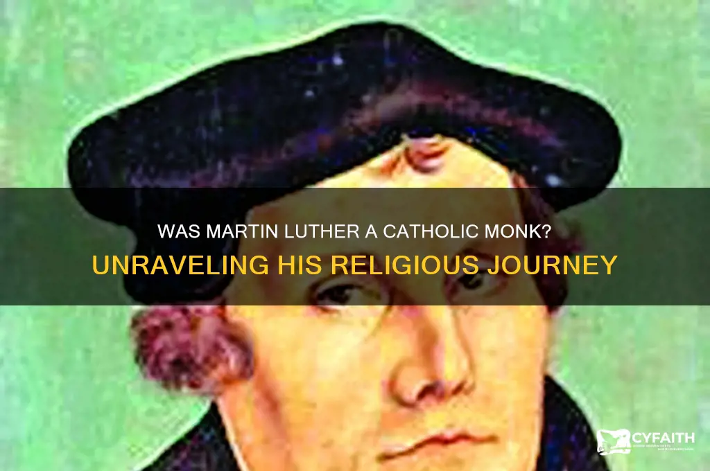 was luther a catholic monk