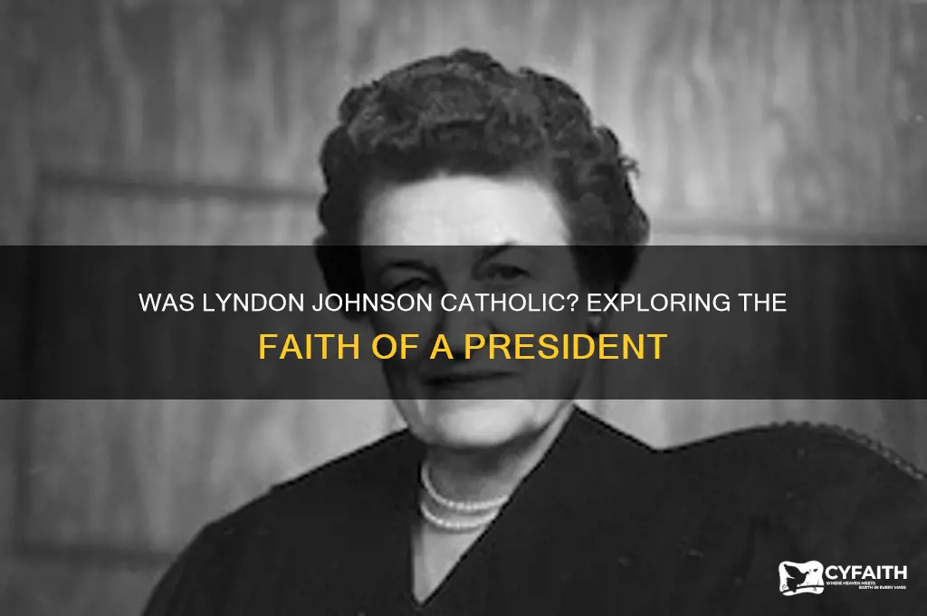 was lyndon johnston catholic