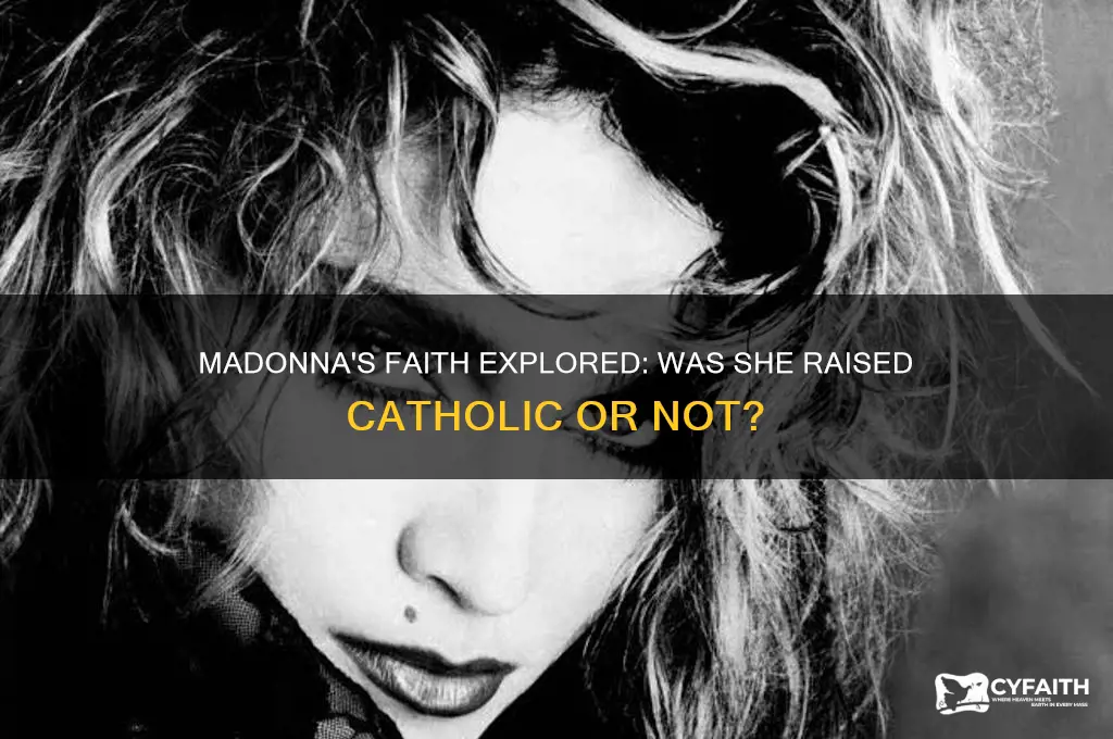 was madonna catholic