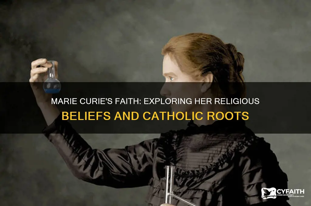 was marie curie catholic