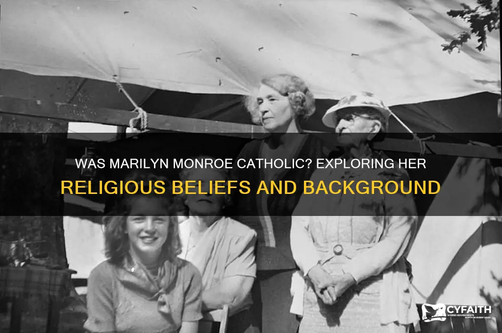 was marilyn monroe a catholic