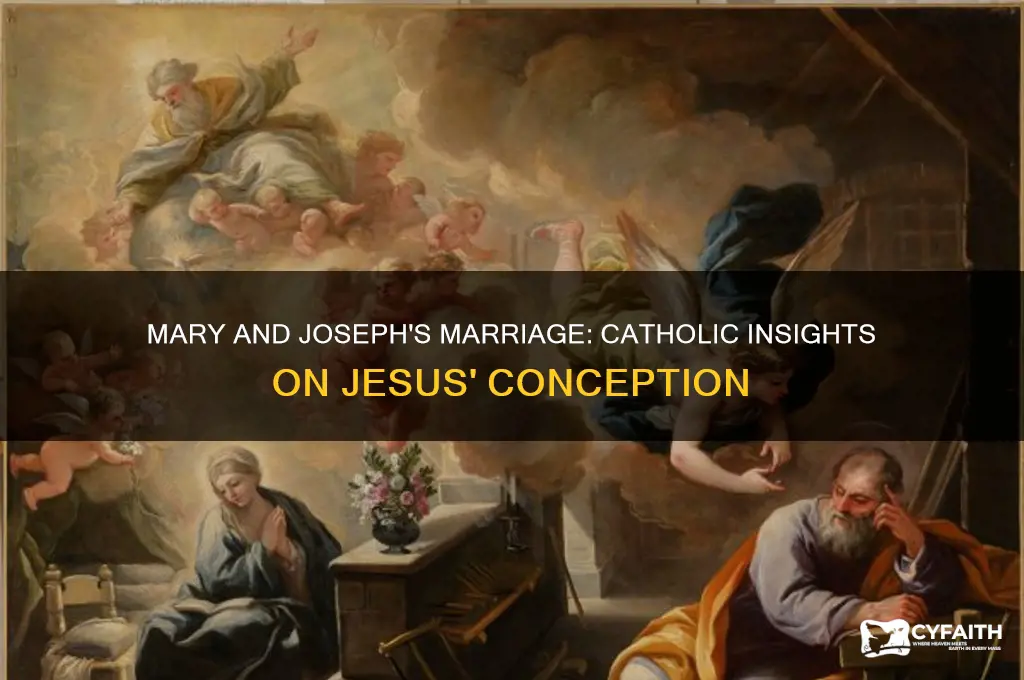 was mary married to joseph when jesus was conceived catholic