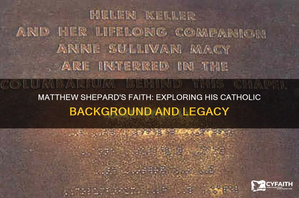 was matthew shepard catholic
