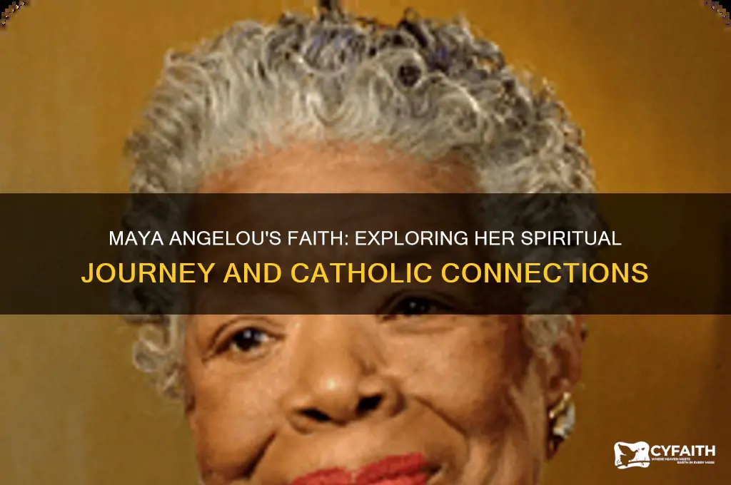 was maya angelou a catholic