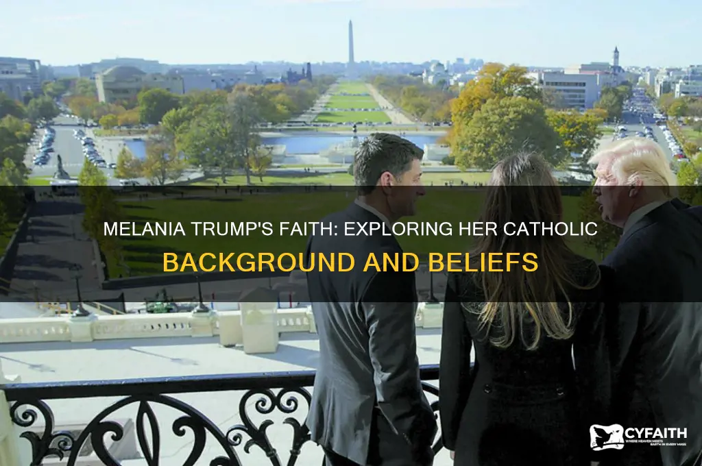 was melania a catholic