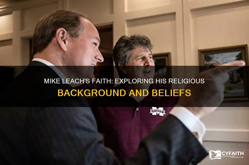 was mike leach catholic