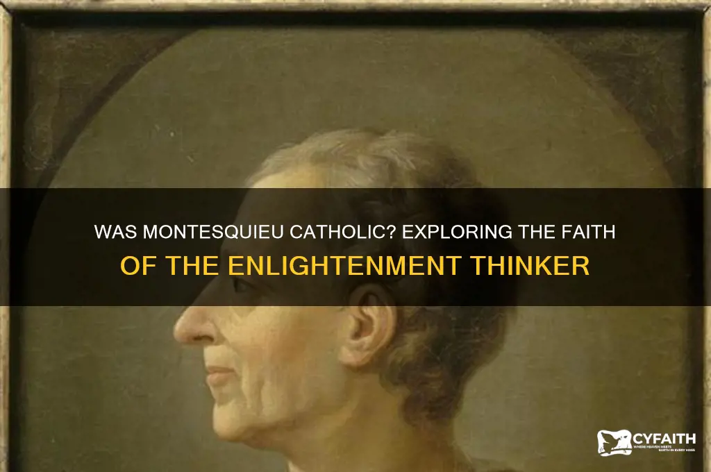 was montesquieu catholic