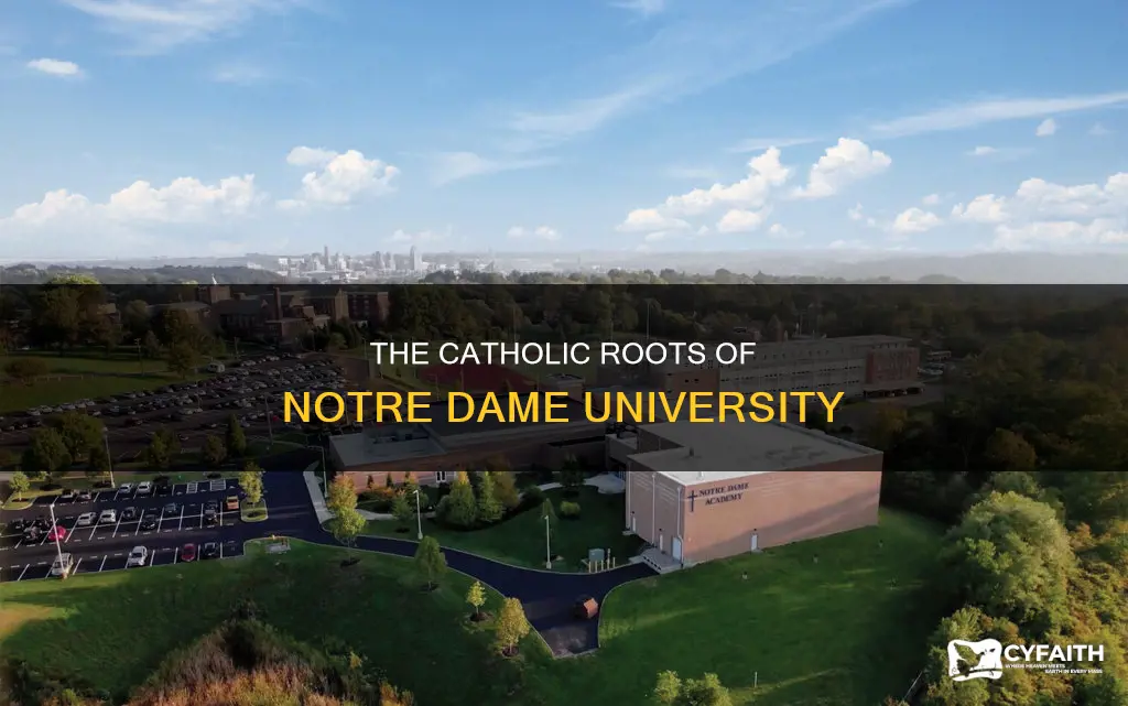 was notre dame founded as a catholic university