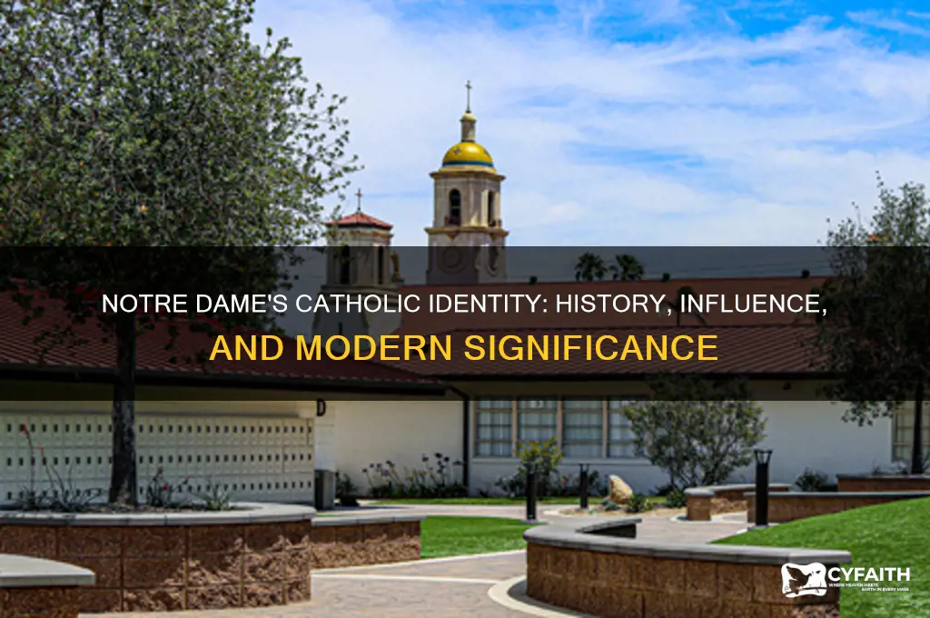 was notred dame catholic