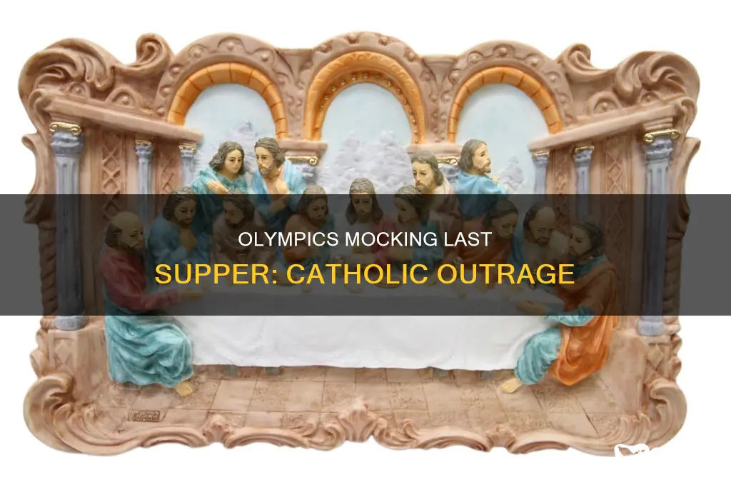 was olympics mocking last supper catholic