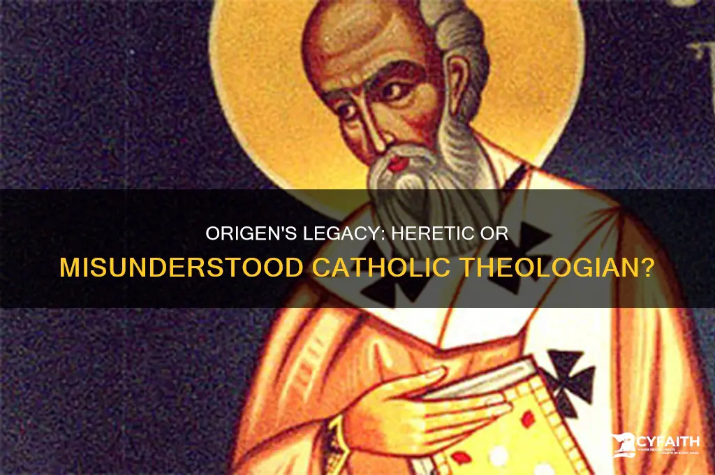 was origen a heretic catholic