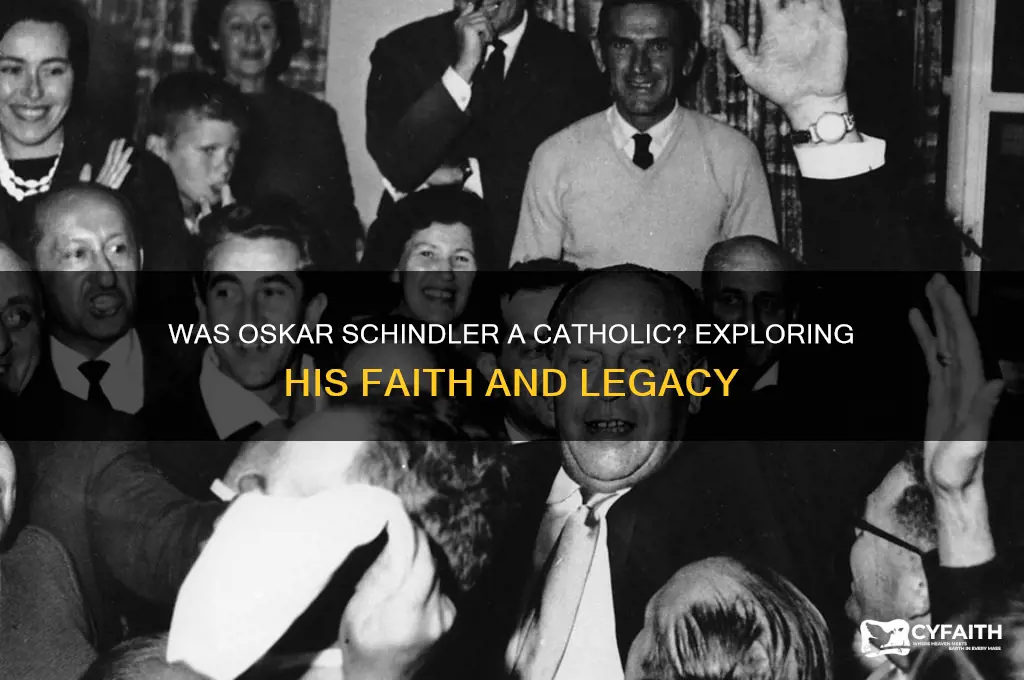 was oskar schindler a catholic