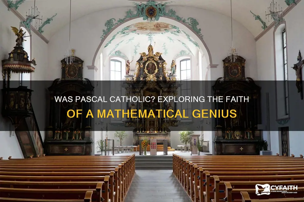was pascal catholic