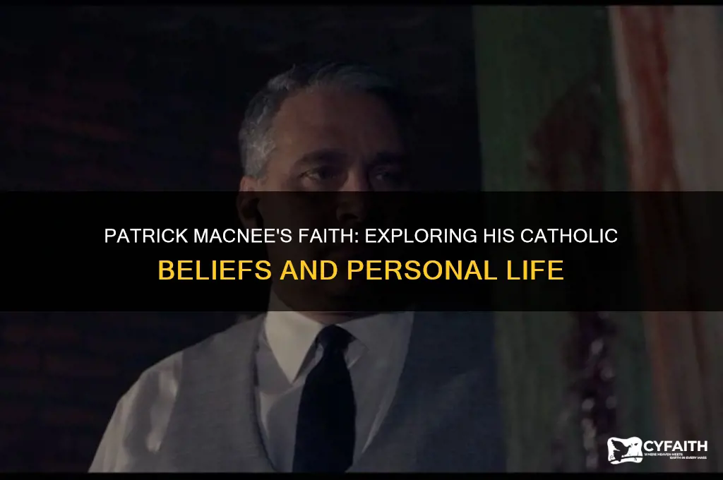 was patrick macnee a catholic