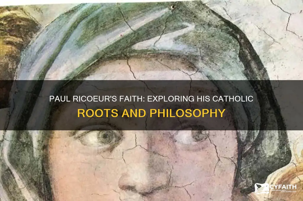 was paul ricoeur catholic