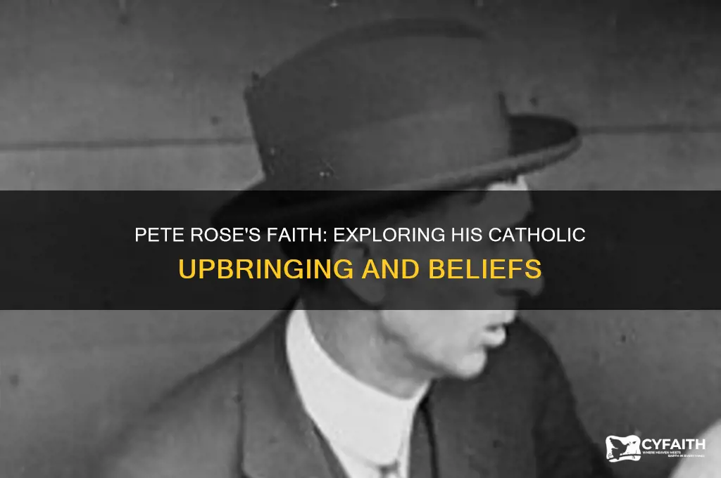 was pete rose catholic
