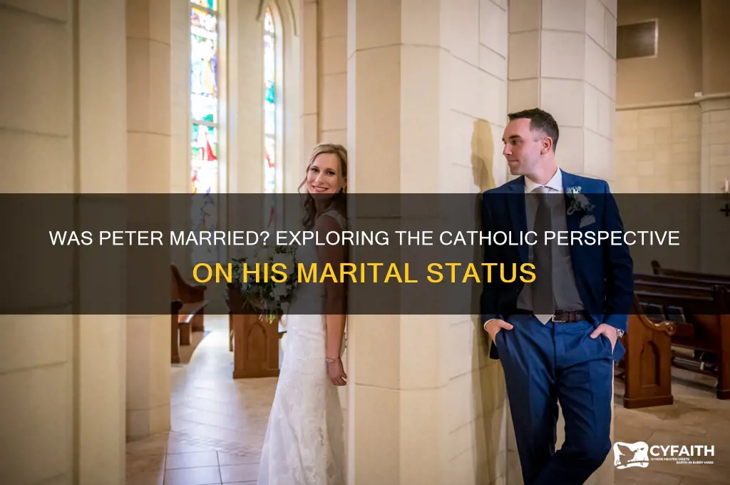 was peter married catholic