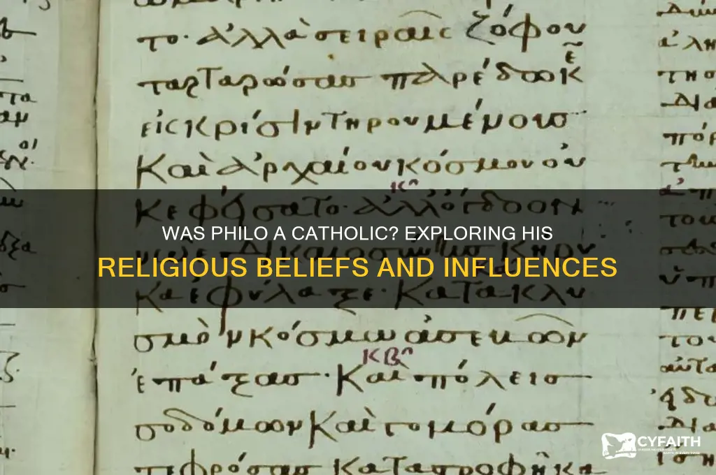 was philo catholic