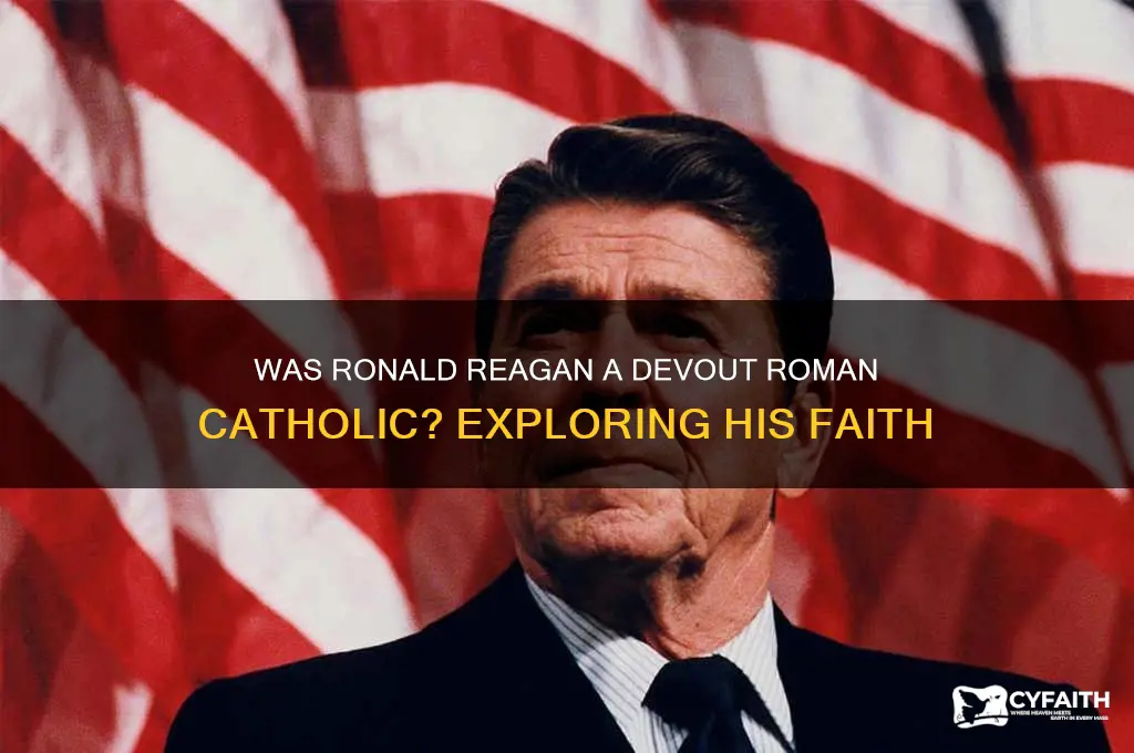 was ronald reagan ronan catholic