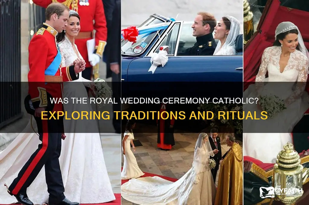 was royal wedding ceremony cathollic
