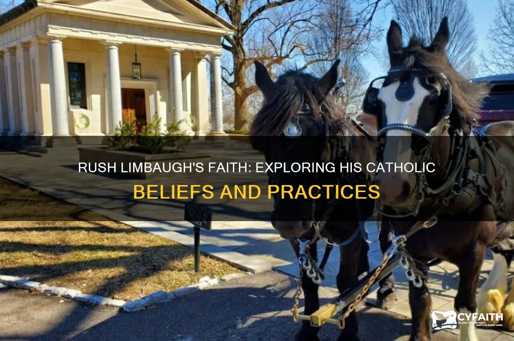 was rush limbaugh a catholic