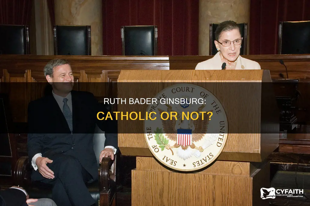 was ruth bader ginsburg a catholic