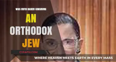 Ruth Bader Ginsburg's Jewish Identity: Orthodox Roots and Legacy