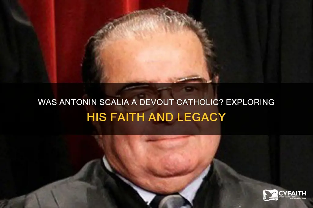 was scalia catholic